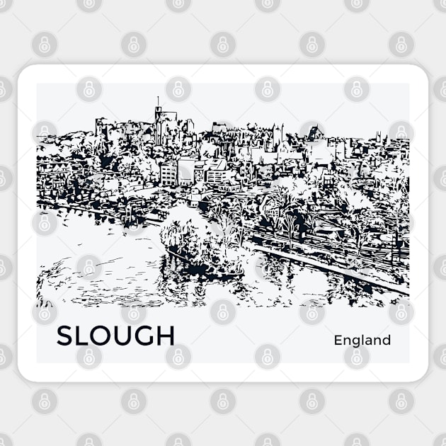 Slough England Sticker by Lakeric